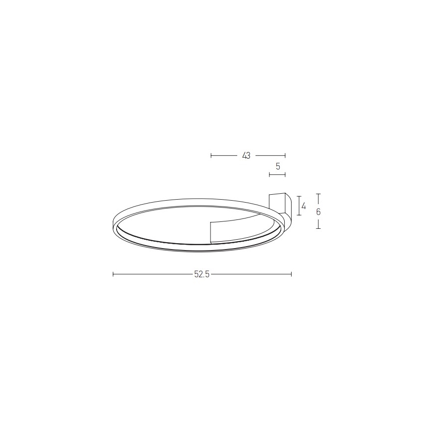 Zambelis 2077 - LED Stenska svetilka LED/31W/230V pr. 52,5 cm bela
