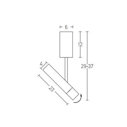 Zambelis 22028 - LED Lestenec na drogu LED/4W/230V