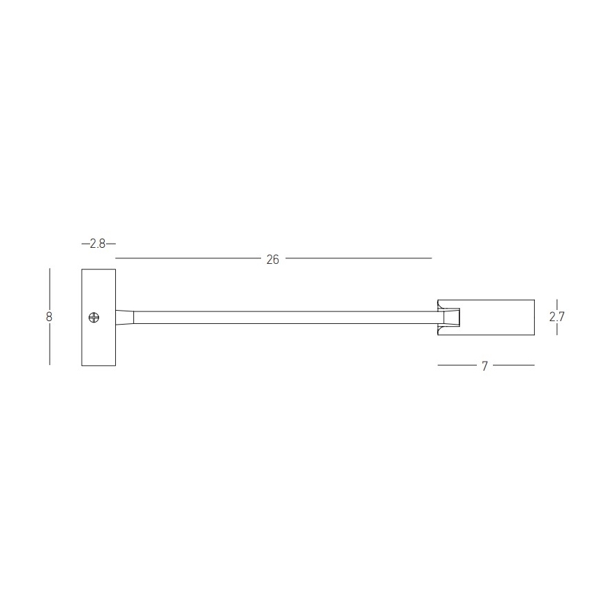 Zambelis 22049 - LED Fleksibilna mala svetilka LED/3W/230V CRI90 črna