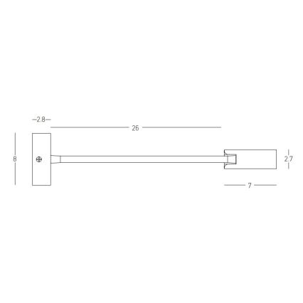 Zambelis 22050 - LED Fleksibilna mala svetilka LED/3W/230V CRI90 bela