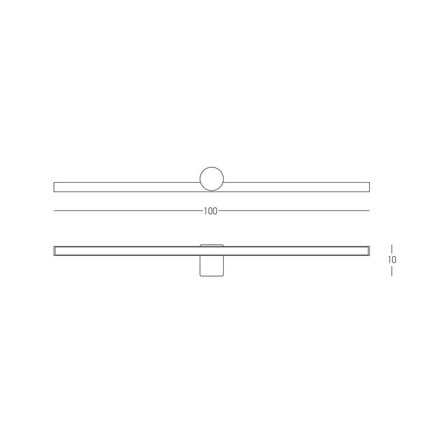 Zambelis 22126 - LED Kopalniška luč za osvetlitev ogledala LED/21W/230V 100 cm IP54