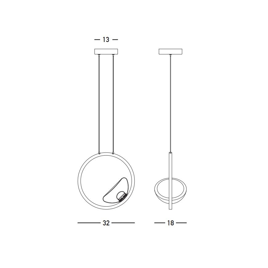 Zambelis 23028 - LED Zatemnitveni lestenec na vrvici LED/7W/230V 3000K zlata