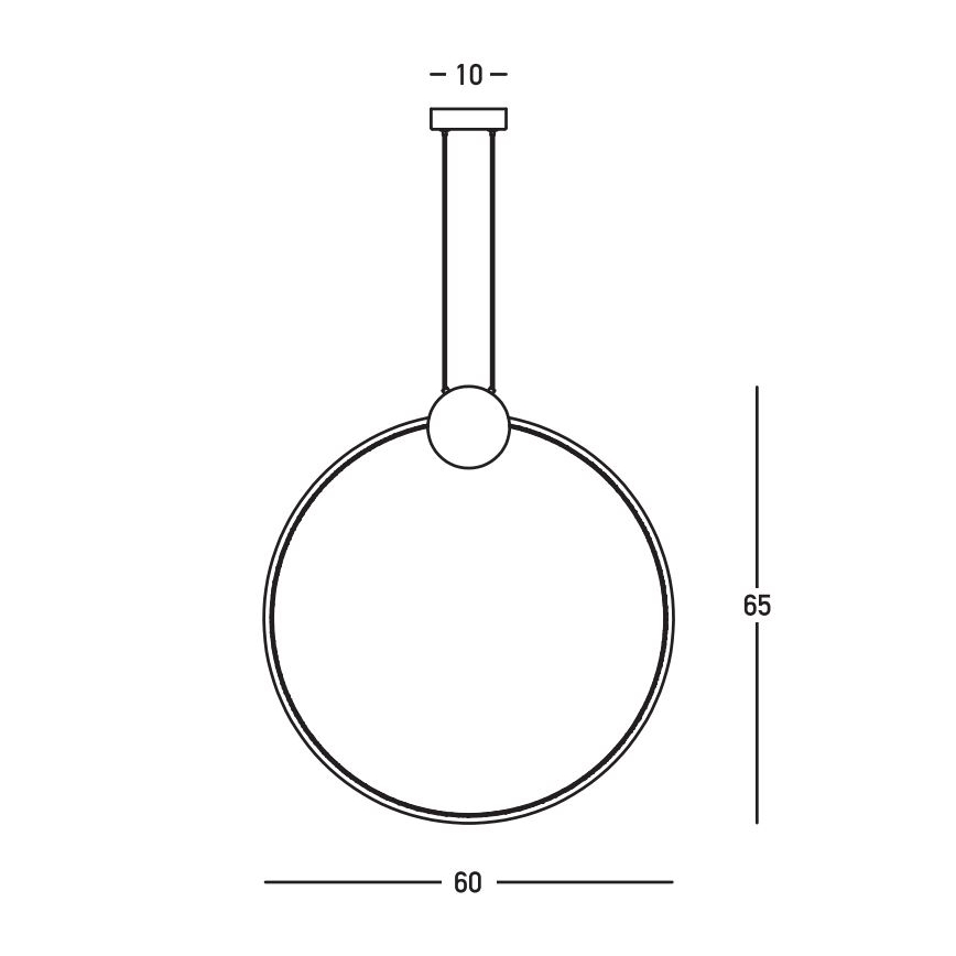 Zambelis 23095 - LED Zatemnitveni lestenec na vrvici LED/24W/230V 3000K črna