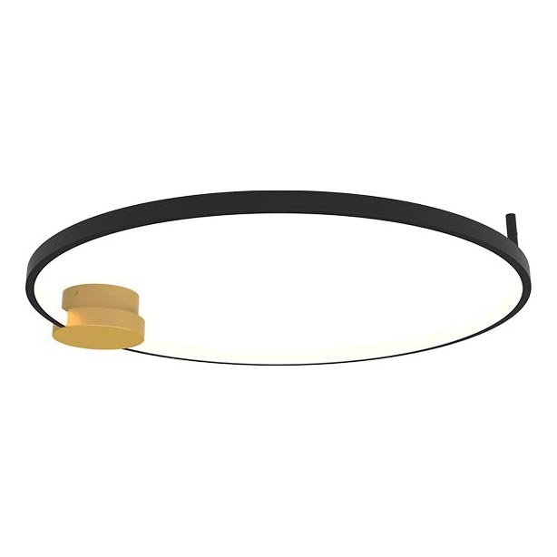 Zambelis 23098 - LED Zatemnitvena stropna svetilka LED/24W/230V 3000K pr. 60 cm črna