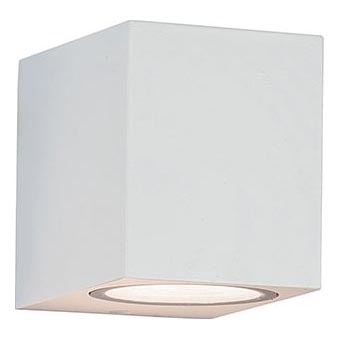 Zambelis E150 - Zunanja stenska svetilka 1xGU10/15W/230V IP54 bela