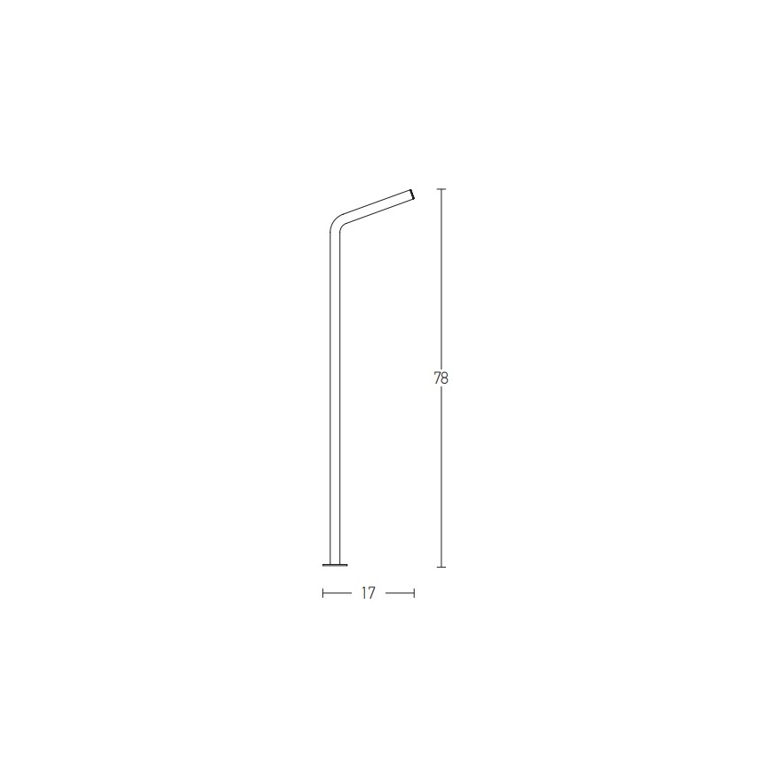 Zambelis E206 - LED Zunanja svetilka LED/10W/230V IP54 antracit