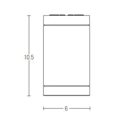 Zambelis E219 - Zunanji reflektor 1xGU10/7W/230V IP54 črna