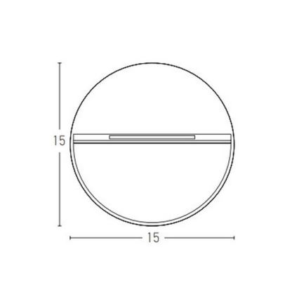 Zambelis E242-G - LED Zunanja stopniščna svetilka LED/6W/230V IP65 antracit