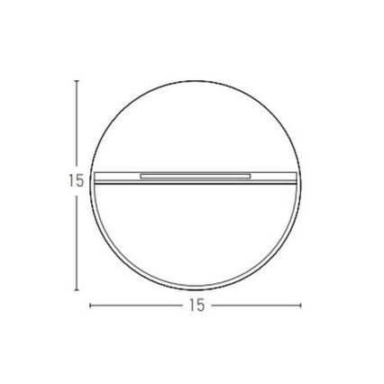 Zambelis E242-G - LED Zunanja stopniščna svetilka LED/6W/230V IP65 antracit