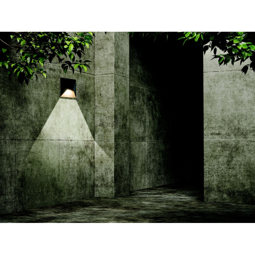 Zambelis E243 - LED Zunanja stenska svetilka LED/7W/230V IP44 antracit