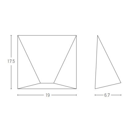 Zambelis E243 - LED Zunanja stenska svetilka LED/7W/230V IP44 antracit