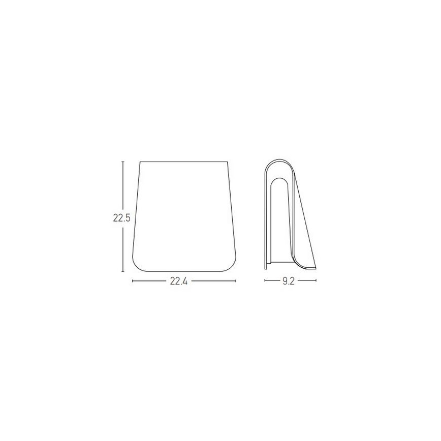Zambelis E245 - LED Zunanja stenska svetilka LED/6W/230V IP54 antracit