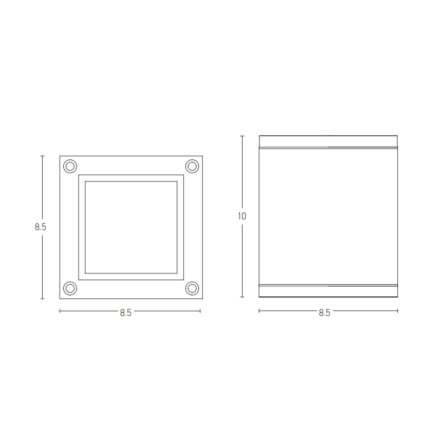 Zambelis E270 - Zunanji reflektor 1xGU10/35W/230V IP65 bela