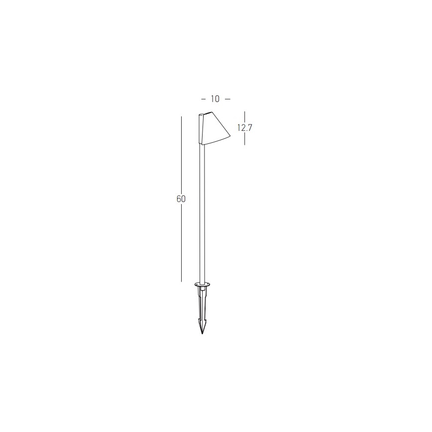 Zambelis E281 - Zunanja svetilka 1xGU10/20W/230V IP65 antracit