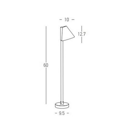 Zambelis E283 - LED Zunanja svetilka LED/6W/230V IP65 antracit