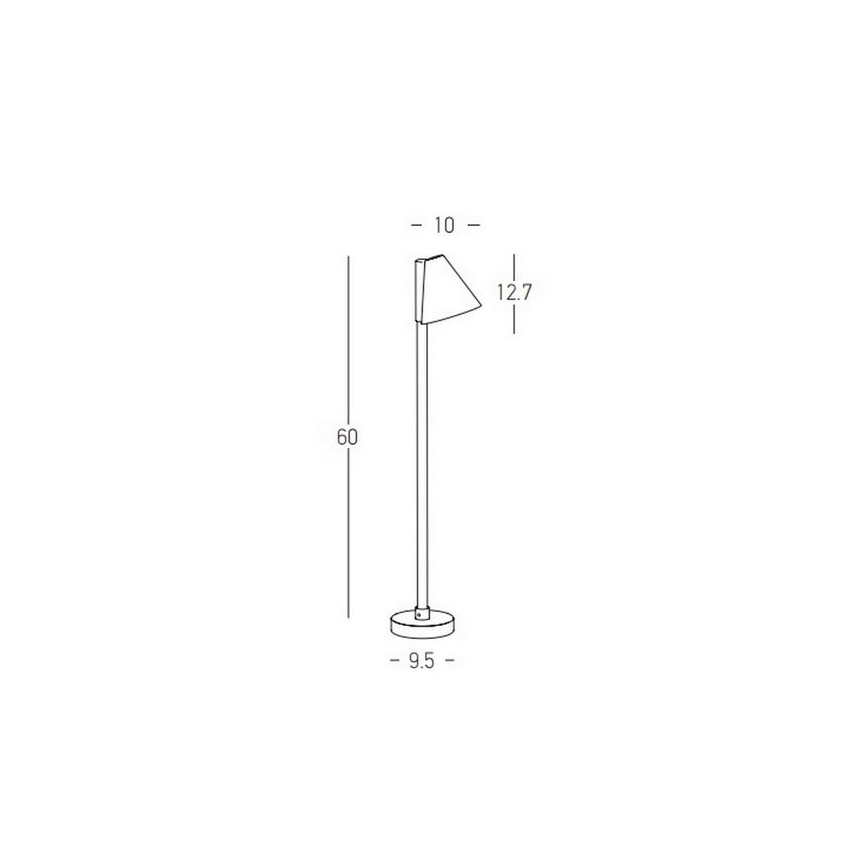 Zambelis E283 - LED Zunanja svetilka LED/6W/230V IP65 antracit