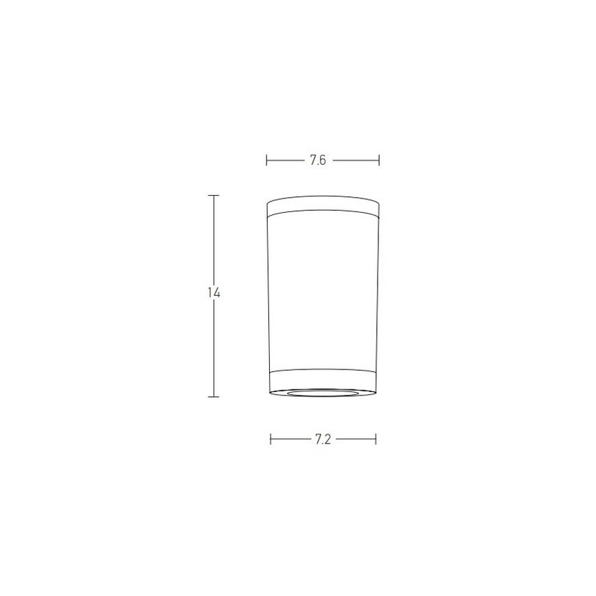 Zambelis E308 - Zunanji reflektor 1xGU10/7W/230V IP54 bel