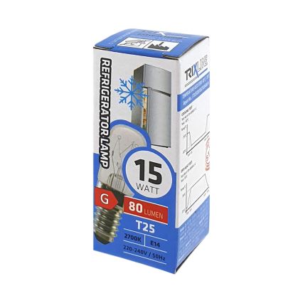 Žarnica za hladilnik T25 E14/15W/230V 2700K