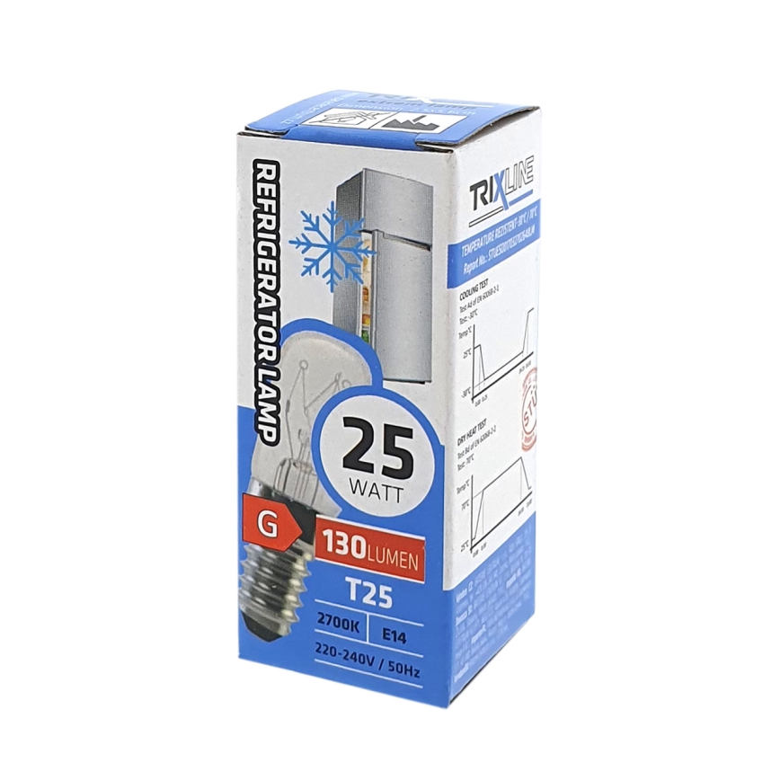 Žarnica za hladilnik T25 E14/25W/230V 2700K