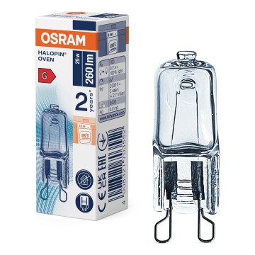 Žarnica za pečico HALOPIN G9/25W/230V 2700K - Osram