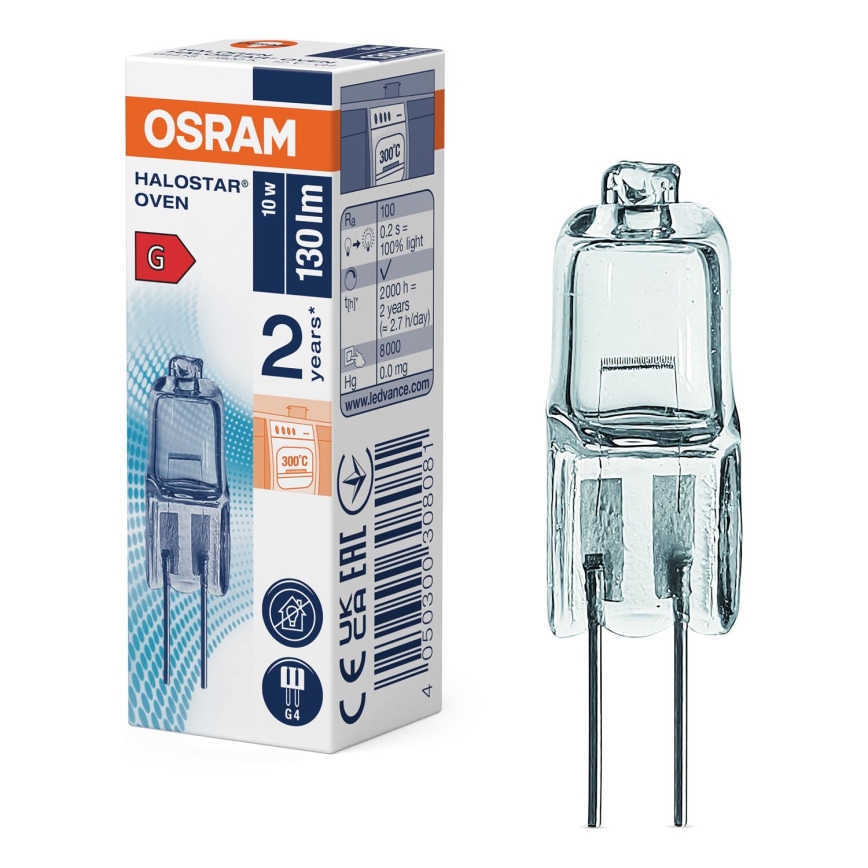 Žarnica za pečico HALOSTAR G4/10W/12V 2700K - Osram