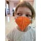 Zaščitna maska - otroška velikost FFP2 NR Kids oranžna 1 kom.