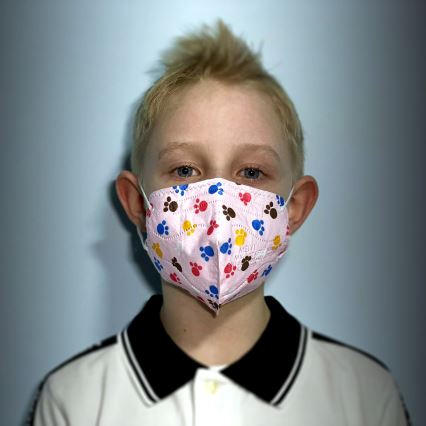 Zaščitna maska - otroška velikost FFP2 NR Kids stopinje 100 kom.