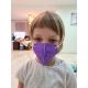 Zaščitna maska - otroška velikost FFP2 NR Kids vijolična 1 kom.