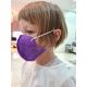 Zaščitna maska - otroška velikost FFP2 NR Kids vijolična 50 kom.