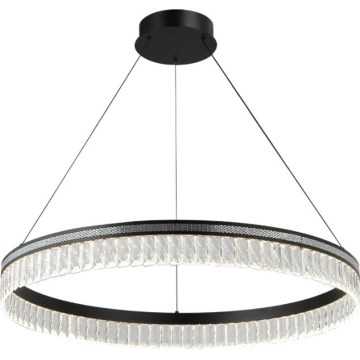 Zatemljiv kristalni lestenec na kablu THALIA LED/55W/230V 3000-6000K premer 80 cm + daljinski upravljalnik