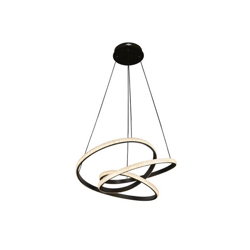 Lestenec z LED-razsvetljavo in možnostjo zatemnitve na kablu, 90W/230V, 3000-6500K, premer 47 cm + daljinski upravljalnik