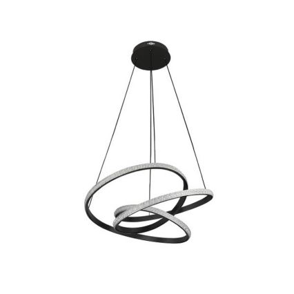 Lestenec z LED-razsvetljavo in možnostjo zatemnitve na kablu, 90W/230V, 3000-6500K, premer 47 cm + daljinski upravljalnik