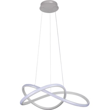 Zatemljiv LED lestenec na kablu, 85 W, 230 V, nastavljiva barvna temperatura 3000–6500 K, premer 60 cm, v kompletu z daljinskim upravljalnikom