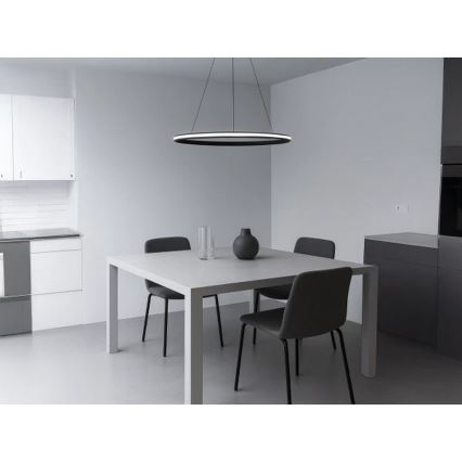 LED zatemnljiv lestenec na kablu LED/55W/230V 3000-6500K premer 60 cm + daljinski upravljalnik