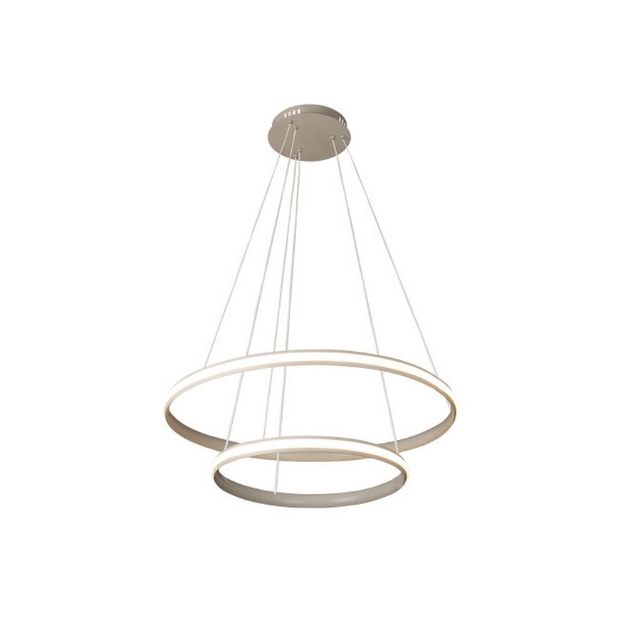 Zatemnjevalni LED lestenec na kablu, 90 W, 230 V, 3000–6500 K, premer 60 cm + daljinski upravljalnik