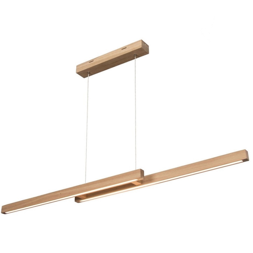 Zatemljiv LED lestenec na kablu SMAL 2xLED/22,5W/230V 2700/4000/6500K hrast