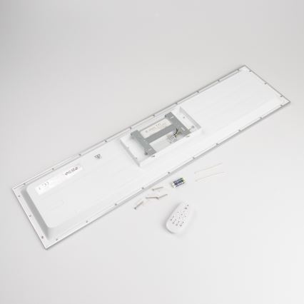 LED zatemnjevalni nadometni panel LED/32W/230V 2700-6500K 25x100 cm bela + daljinski upravljalnik