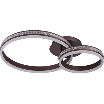 Zatemljiv LED stropni lestenec, pritrjen na strop, LED/110W/230V 3000-6500K + daljinski upravljalnik