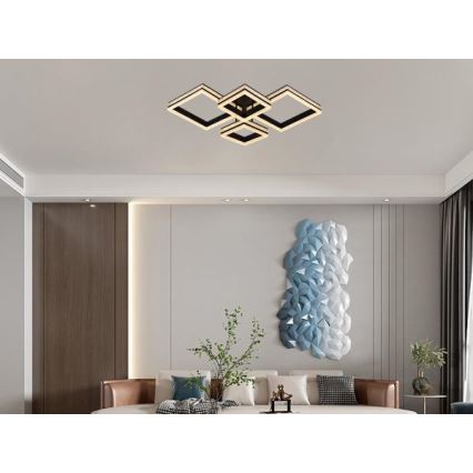 Zatemljiv pritrjen LED lestenec LED/175W/230V 3000-6500K + daljinski upravljalnik