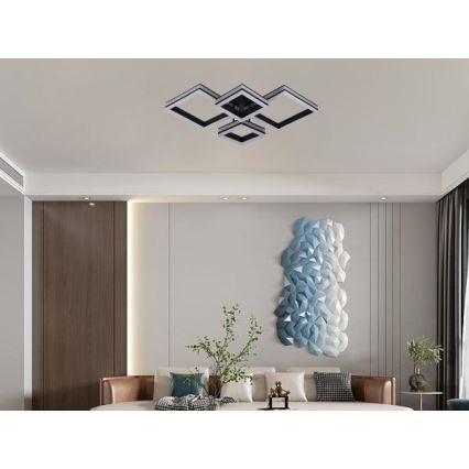 Zatemljiv pritrjen LED lestenec LED/175W/230V 3000-6500K + daljinski upravljalnik