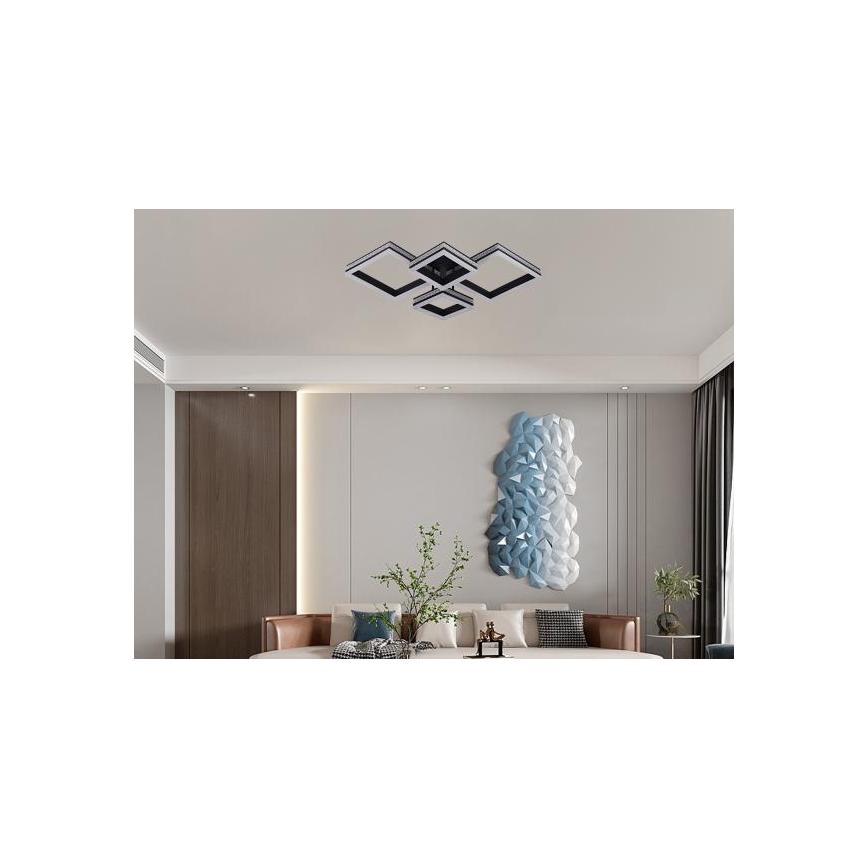 Zatemljiv pritrjen LED lestenec LED/175W/230V 3000-6500K + daljinski upravljalnik