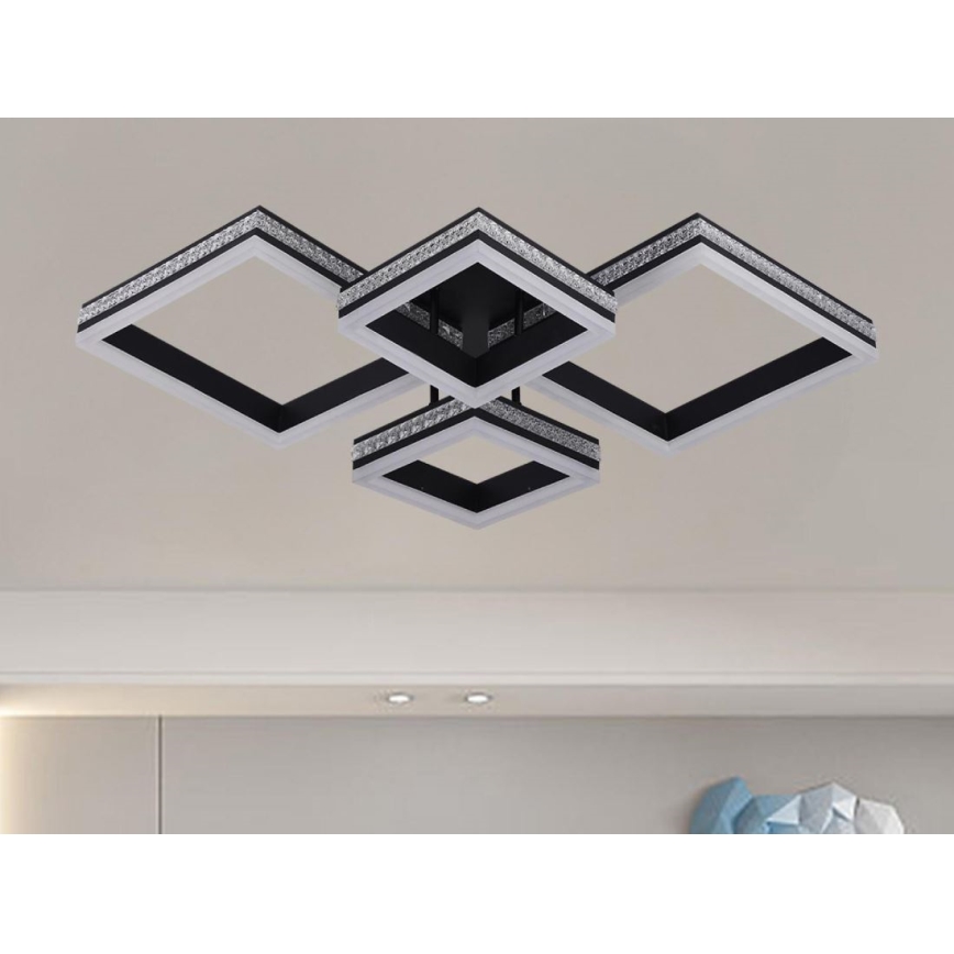 Zatemljiv pritrjen LED lestenec LED/175W/230V 3000-6500K + daljinski upravljalnik