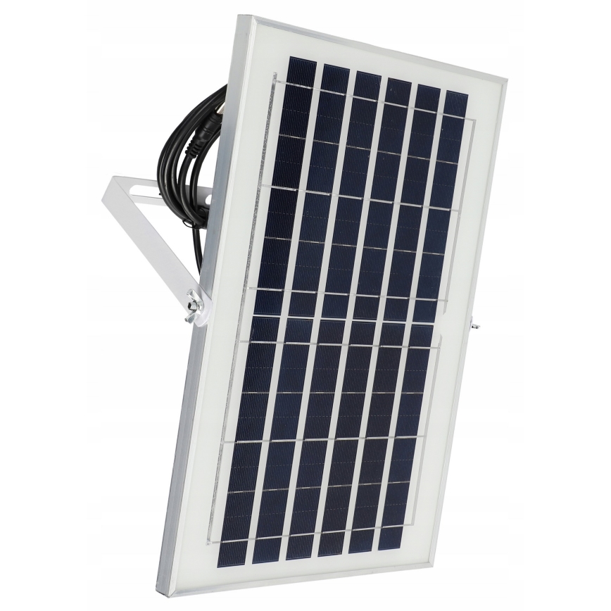 LED Zatemnljiv solarni reflektor LED/50W/3,2V 5000K 6000 mAh IP65 črna + daljinski upravljalnik
