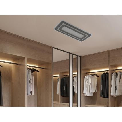 LED stropno svetilo z zatemnjevanjem LED/85W/230V 3000-6500K siva + daljinski upravljalnik