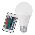Zatemnitvena RGB LED žarnica A60 E27/6W/230V 3000K - Eglo