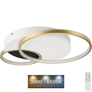 Zatemnitvena stropna svetilka BENITO LED/31W/230V 3000-6500K bela/zlata