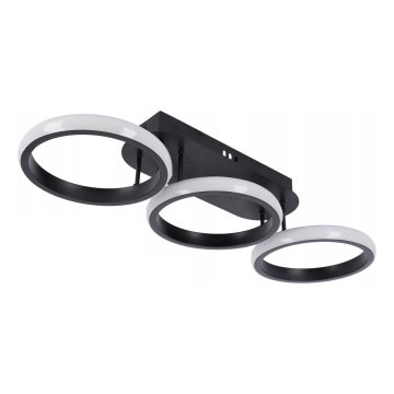 Zatemnjevalna LED stropna svetilka LED/30W/230V 3000-6500K črna Wi-Fi Tuya + daljinski upravljalnik