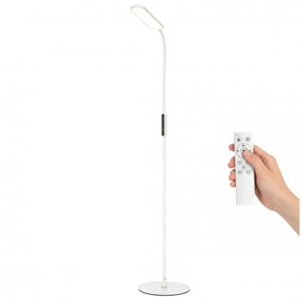 Zatemnljiva stoječa LED svetilka TEILO LED/10W/230V 3000/4000/6500K, bela + daljinski upravljalnik