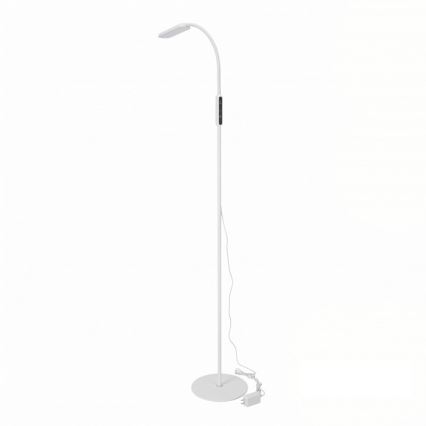 Zatemnljiva stoječa LED svetilka TEILO LED/10W/230V 3000/4000/6500K, bela + daljinski upravljalnik