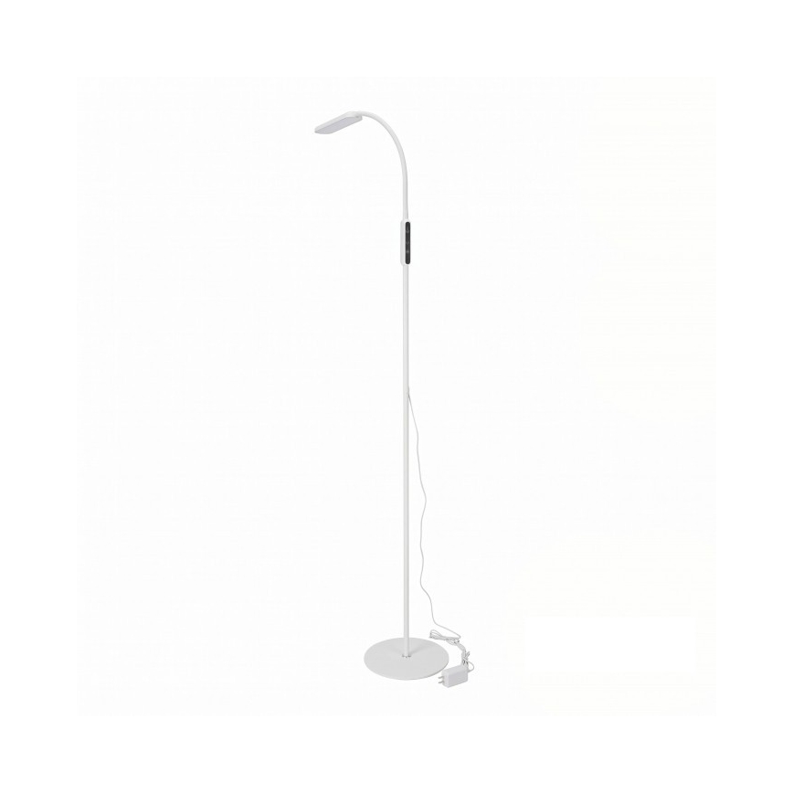 Zatemnljiva stoječa LED svetilka TEILO LED/10W/230V 3000/4000/6500K, bela + daljinski upravljalnik